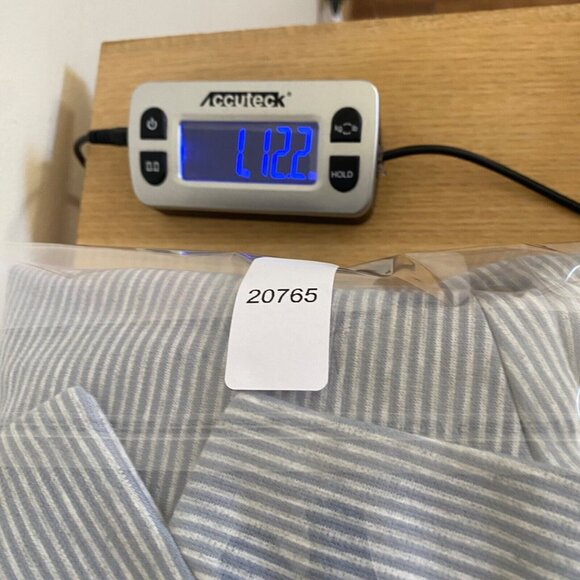 Gap Jacket Womens 20 Plus Academy Blazer Light Blue Stripe Classic Button Up NWT - Picture 12 of 12